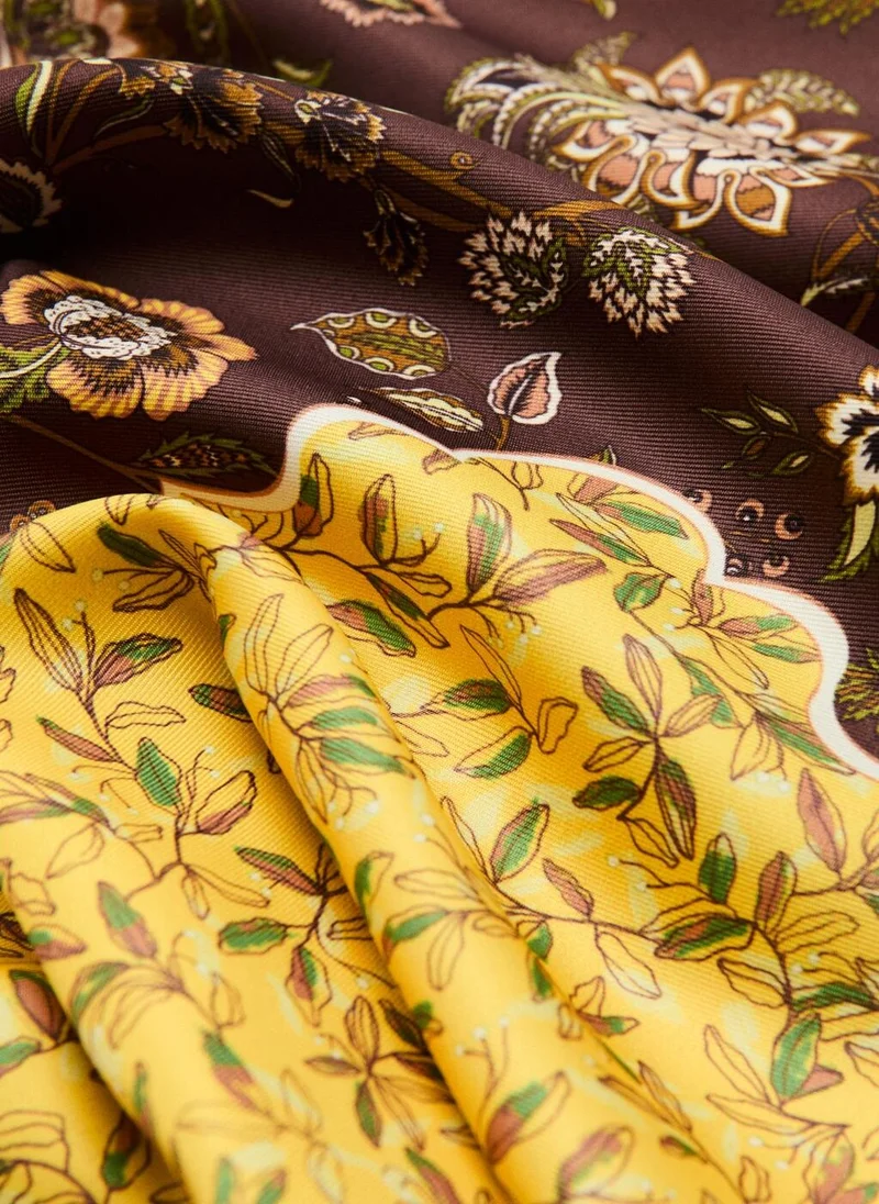 Mango  Printed satin scarf for Women | Best Price UAE